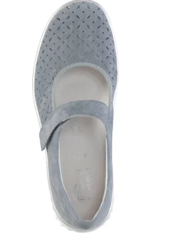 ELENA EDEN Spangenschuh aus Veloursleder mit luftigen Durchbrüchen