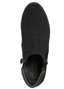 ELENA EDEN Stiefelette mit Nappaleder-Besatz