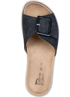 ELENA EDEN, stylische Damen-Pantoletten, Weite H, mit herausnehmbarem Fußbett