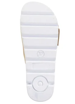 ELENA EDEN, trendige Damen-Pantoletten, aus Leder