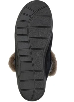 ELENA EDEN, warme Damen-Hausschuhe, Weite H, mit Lammfell