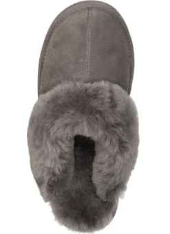 ELENA EDEN, warme Damen-Hausschuhe, mit Lammfell