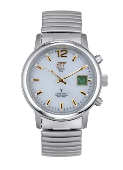 ETT-Funk-Solar-Herrenuhr im Titanlook