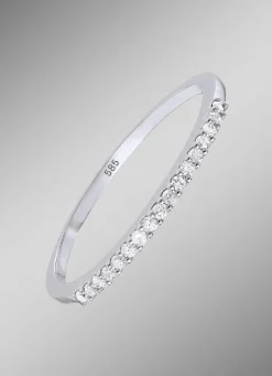 Exquisiter Damenring mit weißen Diamanten