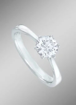 Fabelhafter Solitär-Damenring mit Brillant