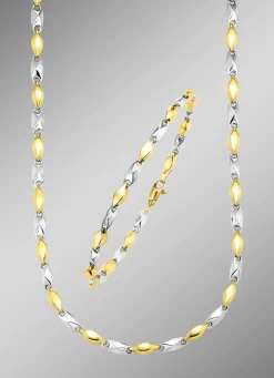 Fantasieketten-Garnitur in Bicolor