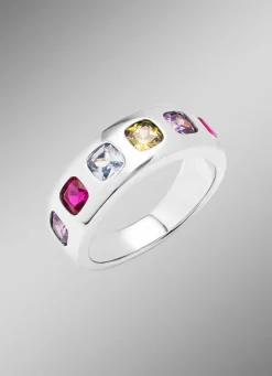 Farbenprächtiger Damenring