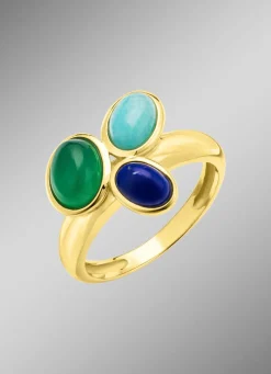 Faszinierender Damenring mit echten Edelsteinen