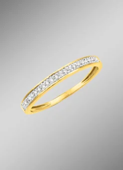 Feiner Damenring mit Diamanten