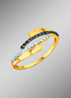 Feiner Damenring mit synth. Zirkonia