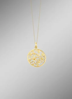 Filigraner Anhänger im Blumendesign