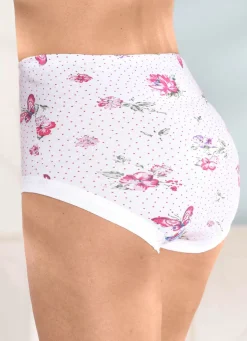 Fünferpack Slips mit auswechselbarem Gummizug im Bund