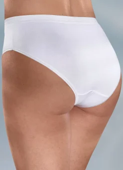 Fünferpack Slips mit glänzenden Abschlüssen, auch als Spar-Zehnerpack erhältlich