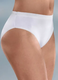 Fünferpack Slips mit glänzenden Abschlüssen