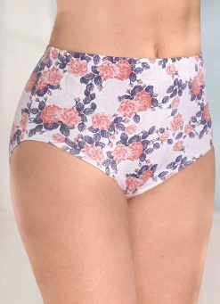 Fünferpack Slips mit Gummizug im Bund