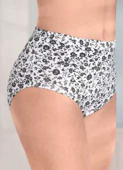 Fünferpack Slips mit Gummizug im Bund