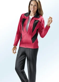 Freizeitanzug mit Kontrast-Verarbeitung