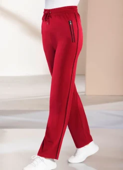 Freizeithose mit Kontrastpaspel