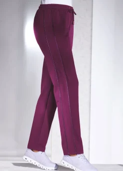 Freizeithose mit seitlichen Paspeln