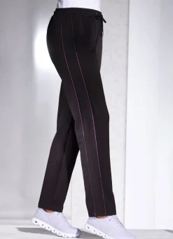 Freizeithose mit seitlichen Paspeln