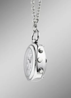 Funk-Anhängeruhr mit sprechender Zeitansage auf Knopfdruck