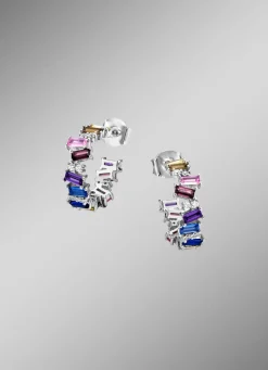 Funkelnde Vielfalt: Creolen mit synth. Zirkonia