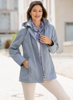 Funktionsjacke mit abnehmbarer Kapuze