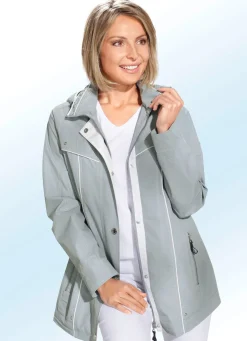 Funktionsjacke mit abnehmbarer Kapuze