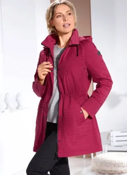 Funktionsjacke mit dezentem Streifendessin