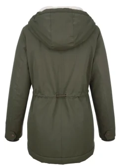 Funktionsjacke mit fester Kapuze