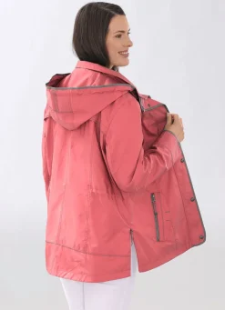 Funktionsjacke mit Reißverschluss an den Seitenschlitzen