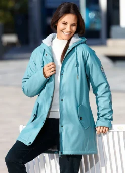 Funktionsjacke mit Teddyfutter