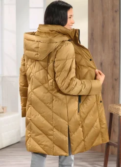 Funktions-Kurzmantel mit abnehmbarer Kapuze