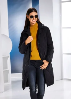 Funktionsmantel mit Rautenstepp