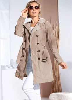 Funktions-Trenchcoat mit Gürtel