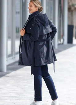 Funktions-Trenchcoat mit Gürtel