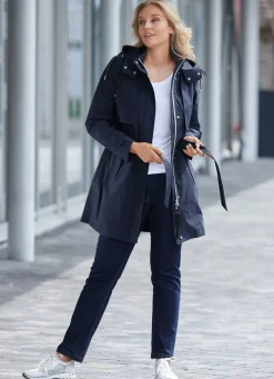 Funktions-Trenchcoat mit Gürtel