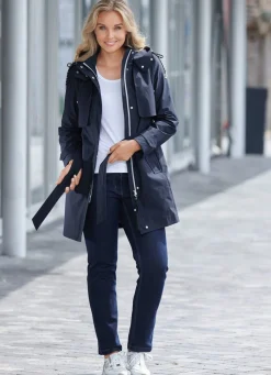 Funktions-Trenchcoat mit Gürtel