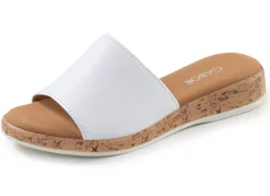 Gabor, elegante Damen-Pantoletten, Weite G, mit Gummizug