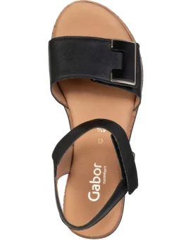 Gabor, modische Damen-Sandaletten, Weite G, mit Gummizug