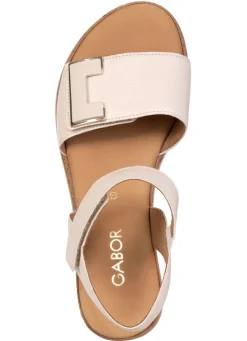 Gabor, modische Damen-Sandaletten, Weite G, mit Gummizug