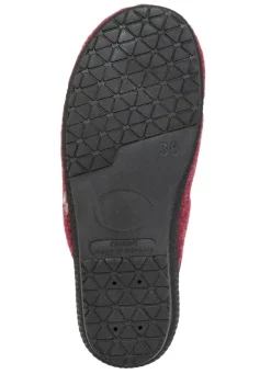 Gefütterte Damen-Hausschuhe, mit Schurwolle