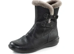 Gefütterte Damen-Stiefeletten, Winterschuhe, mit Lammfell