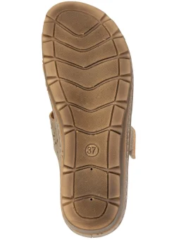 Gemini, bequeme Damen-Pantoletten, Weite G, mit Klettverschluss