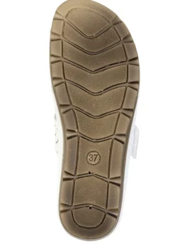 Gemini, bequeme Damen-Pantoletten, Weite G, mit Klettverschluss