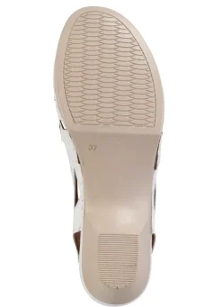 Gemini, klassische Damen-Sandaletten, Weite G, aus Leder