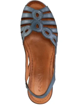 Gemini, klassische Damen-Sandaletten, Weite G, aus Leder