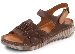 Gemini, leichte Damen-Sandalen, Weite G, aus Leder