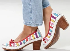 Gemini, modische Damen-Pumps, Weite G, aus Leder