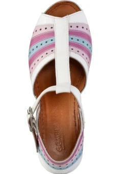 Gemini, modische Damen-Sandaletten, Weite G, mit Gummizug